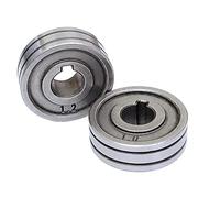 2X Wire Feed Drive Rollers Roll Wheels 30 * 10 * 10mm Fit for SSJ-29A SSJ29 Wire Feeder MIG MAG Welders Guide Equipment (1.0/1.2mm)