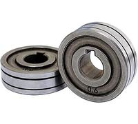 2X Wire Feed Drive Rollers Roll Wheels 30 * 10 * 10mm Fit for SSJ-29A SSJ29 Wire Feeder MIG MAG Welders Guide Equipment (0.6/0.8mm)