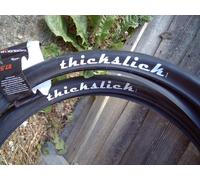 2x WTB THICKSLICK COMP MTB ROAD TYRES 27.5" x 1.95, 650B, 50-584