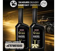 2x Wynns Formula Gold Diesel Car Fuel Engine Injector Smoke Treatment 76401+Airf