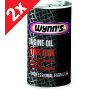 2x Wynns Professional Formula Engine Oil Stop Leak 325ml Sealer Treatment