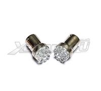 2x Xenon White 9 LED Tail Rear Reverse Number License Plate Sidelight Side Indicator Light Bulbs 12V BA15S P21W 1156 R5W R10W