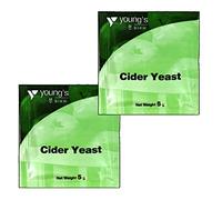 2x Youngs Cider Yeast 5g Youngs - treats 23L / 5 Gallon