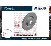 2x ZIMMERMANN 250.5700.20 Brake Discs Front 50mm Height BRaking Fits Ford Focus