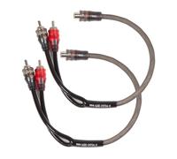 2x0.5m high-end RCA Y cable subwoofer cable Y adapter distributor RCA CAR Hifi