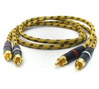 2x1, 0 Meter Pro Rca Cable for Revox B225 B226 Summer Cable Classique Neutrik