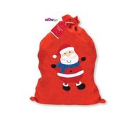 2X1 X Large Father Christmas Santa Sack RED Stocking Gift Presents Xmas