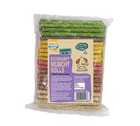 2X100 Assorted Rolls Dog Chews 125 mm x 7-8 mm, 600 g