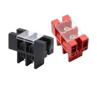 2X100A Terminal Block with Tin Plated Pure Copper Conductors for High Current Applications