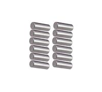 2x12 Pieces Electric Guitar Parts Pickup Magnetic Rod Slug Bars Metal 15x5mm