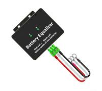 2x12V to 24V Battery Equalizer with LED Screen, Series Balancer for Acid Lithium, Aluminum Alloy Shell, 100cm Cable, FBA052S KBA052S Compatible(FBA052S)