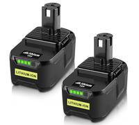 2x18V 5.0ah Replacement for Ryobi Battery RB18L50 RB18L25 RB18L40 RB18L15 RB18L13 P108 P107 P122 P104 P105 P102 P105 P102 (2)