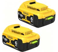 2X18V 6.0Ah DCB182 Replacement Battery for Dewalt 18V Battery XR DCB182 DCB184 DCB200 DCB184 DCB101 DCB107 DCB112 DCB105 DCB115 DCB203