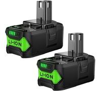 2X18V 8.0Ah Replacement Battery for Ryobi 18V Battery Compatible with Ryobi RB18L50 RB18L25 RB18L40 RB18L15 RB18L13 P102 P103 P104 P105 P106 P107 P108with LED Indicator
