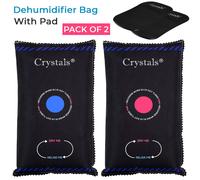 2x1kg Car Home Dehumidifier Large Dry Bag Moisture Killer Absorber Pad Reusable
