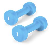 2x1kg vinyl dumbbells
