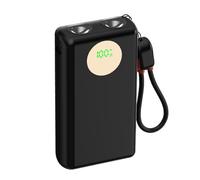 2x21700 Battery Holder With Quick Digital Screen Built-in Type-C Cable 22.5W Output USB C Rechargeable Kit