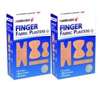 2x24 Fabric Plasters Finger Plasters Fabric Bandage First Aid Plaster Strip - Bundled by Smart Cutie