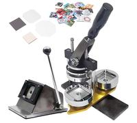 2x2in Photo Magnet Maker Machine, Magnet Press Machine-with 100 Consumables 1Paper Cutter-Acrylic and Cardboard Materials Compatible