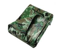 2X2M Camouflage Waterproof Tarpaulin Reinforced Camo Tarp Sheet, 95 G/m²