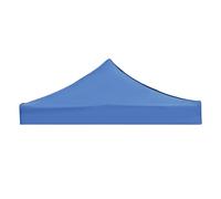 2X2M Canopy Top Cover Replacement Four-Corner Tent Cloth Foldable Rainproof Patio Pavilion Blue