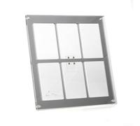 2x3 Inch Acrylic Photo Frame with Magnetic Hold, Designed for Displaying Photos and Cards in Various Settings (Mirror)