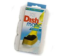2X3 Non Scratch Dishmatic White Refill Sponges