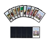 2x3 Small Magnetic Photo Frame,Personalised Mini Magnetic Picture Frames Refrigerator for Fujifilm Instax Mini 12 11 99 90 40 9 8 7 EVO 3 Inch Films, for 5.4cm*8.6cm Pictures (15, Black)