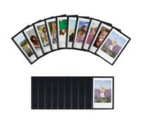 2x3 Small Magnetic Photo Frame,Personalised Mini Magnetic Picture Frames Refrigerator for Fujifilm Instax Mini 12 11 99 90 40 9 8 7 EVO 3 Inch Films, for 5.4cm*8.6cm Pictures (20, Black)
