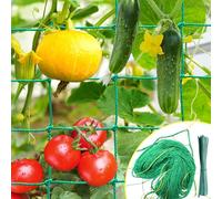 2x3m Trellis Netting with Wide Mesh, Cucumber Net, Trellis Net for Cucumbers - Trellis Net for Climbing Plants, Ideal Support for Cucumbers, Tomatoes, Gardens, Greenhouse Accessories