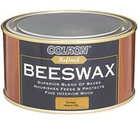 2X400g Medium Colron Refined Beeswax Paste Oak
