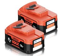 2x5.5Ah Batteries Replacement for Dewalt Battery, 65W PD Type-C Fast Charge