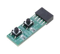 2x5 pin reset power switch test board computer adapter and connector motherboard test board for all purpose use