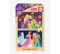 Educa - Disney Princess | Set of 2 Children's Wooden Puzzles with 50 Pieces each. Measures once assembled: 28 x 20 cm. Composed of Large Perfectly Finished Pieces. + 5 Years (19672)