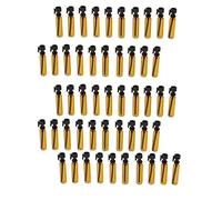 2x50Pcs / Set Amber Glass Essential Oil Bottles Vials Small Containers 1mL