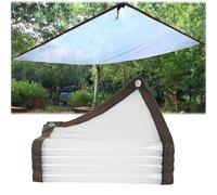 2x5m,3x3m,4x5m,4x6m,8x8m,Clear Greenhouse Heavy Duty Tarp, Plastic Tarpaulins, With Reinforced Edge, For Patio,Porch And Outdoor(10x16 ft(3x5m))