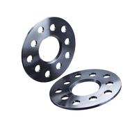 H&R DR-System Wheel spacer set 10mm per axle - Bolt pattern 5x114,3 - Hub 66,0mm - Bolt size M12x1,5 - compatible with Alpine/Renault/Dacia/Nissan/Fiat/Opel/Mercedes - Black