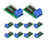 2x6 Position Pre-Soldered PCB Terminal to Row Header Adapter, 2.54 Mm Connector Board for Prototype Circuit Setup Projects Boards
