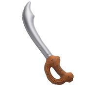 2X61 cm Inflatable Pirate Sword Approx with Skull Print