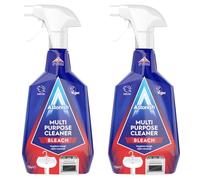 2x750ml Multi-Purpose Cleaner Spray with Bleach - Peony Blossom Scent | Powerful Cleaning for Kitchens & Bathrooms - UK Stock