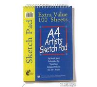 2xA4 artist sketch pad 100 sheets SS520-24