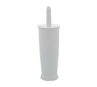 2xAddis Closed Toilet Brush Set, Plastic, White