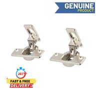 2xAEG Integrated Washing Machine Cupboard Door Hinge & 1245378003 Genuine