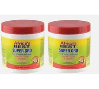 2xAfricas Best Super Gro Hair & Scalp Conditioner, Coconut Oil 5.25 oz/149g