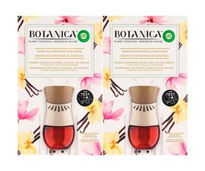 2xAir Wick Botanica Electrical Plug In Diffuser (UK pin) & Refill - Vanilla & Asian Magnolia