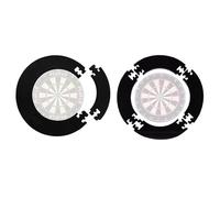 2xDart Board Surround Ring, Dartboard Surround Wall Protector Durable EVA Self-Healing, Dartboard Stand SurroundRing Wall Protector Professional Darts Accessory For Starters Professional Players 18 In
