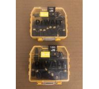 2xDewalt Extreme FLEXTORQ PH2 Phillips Screwdriver Bits 25mm Pack of 25 DT70555T