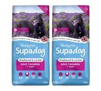 2xDog Food Greyhound and Lurcher with British Chicken 12.5kg