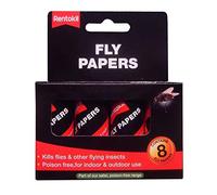 2XFF89 Pesticide Free Fly Paper (Pack of 8)
