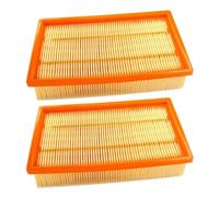 2xFlat Pleated Filters Vacuum Cleaner Replacement for Bosch GAS 35 L AFC GAS 35 L SFC+ GAS 35 M AFC